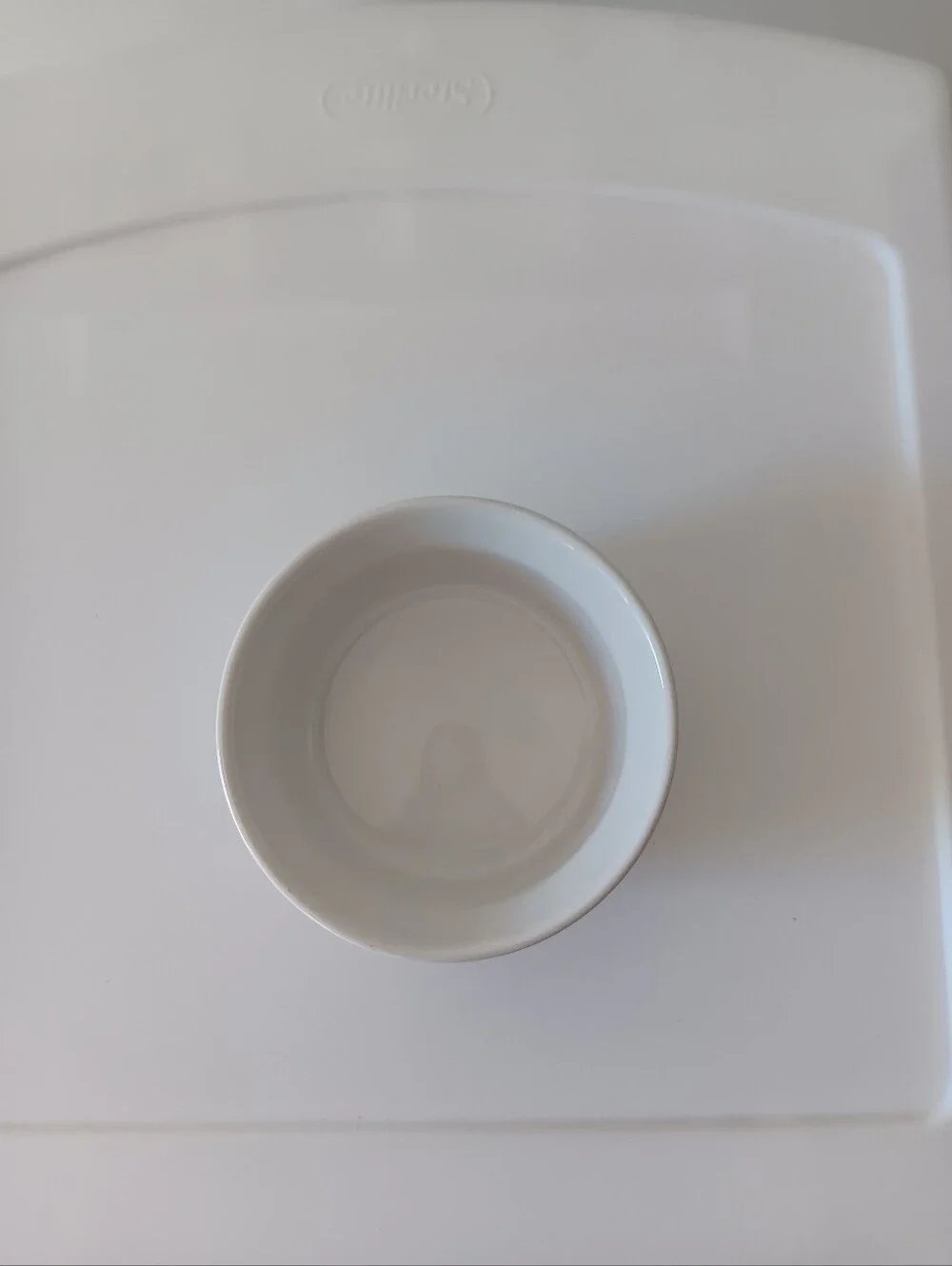 Corningware Stoneware Small Round Bowl Oven-Safe Ramekin French White 7 ounce